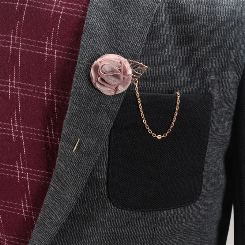 Mdiger Цветочные нагрудные булавки тканевые Броши для женщин модная повседневная