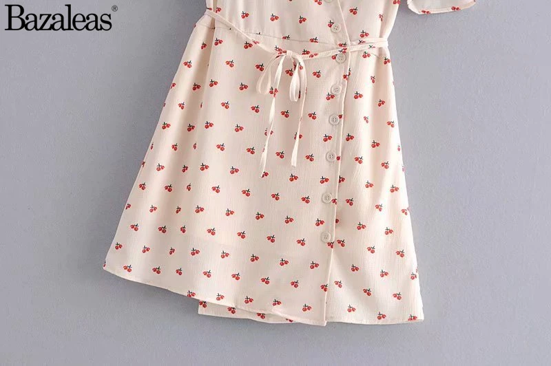 Летнее платье трапециевидной формы с v-образным вырезом летнее завязками на