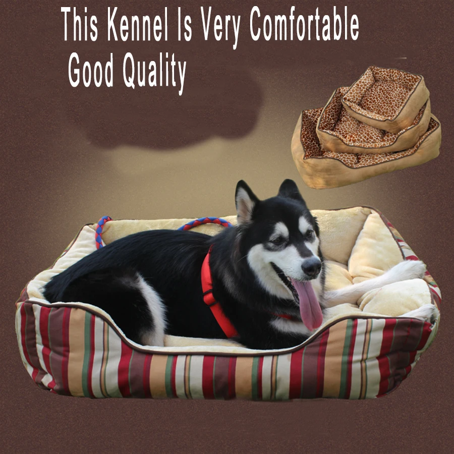 Cartoon Puppy Pet Bedding Dogs Pads Mattress Cushion Plush Luxury Dog Bed Perro Camas Para Perros Grandes Pets Supplies 60Z1218 | Дом и сад