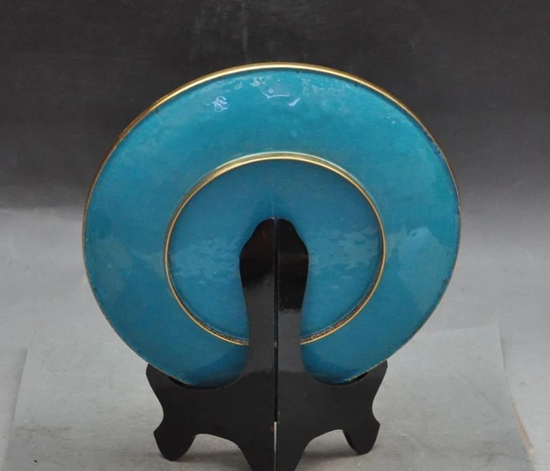 12 &quotСтарый Китай династии дворец бронзовые Перегородчатые Цветочные птицы Lucky Art