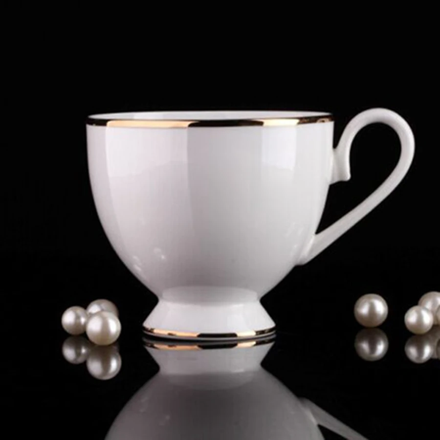 Костяная Красивая винтажная керамическая кофейная чашка набор керамический