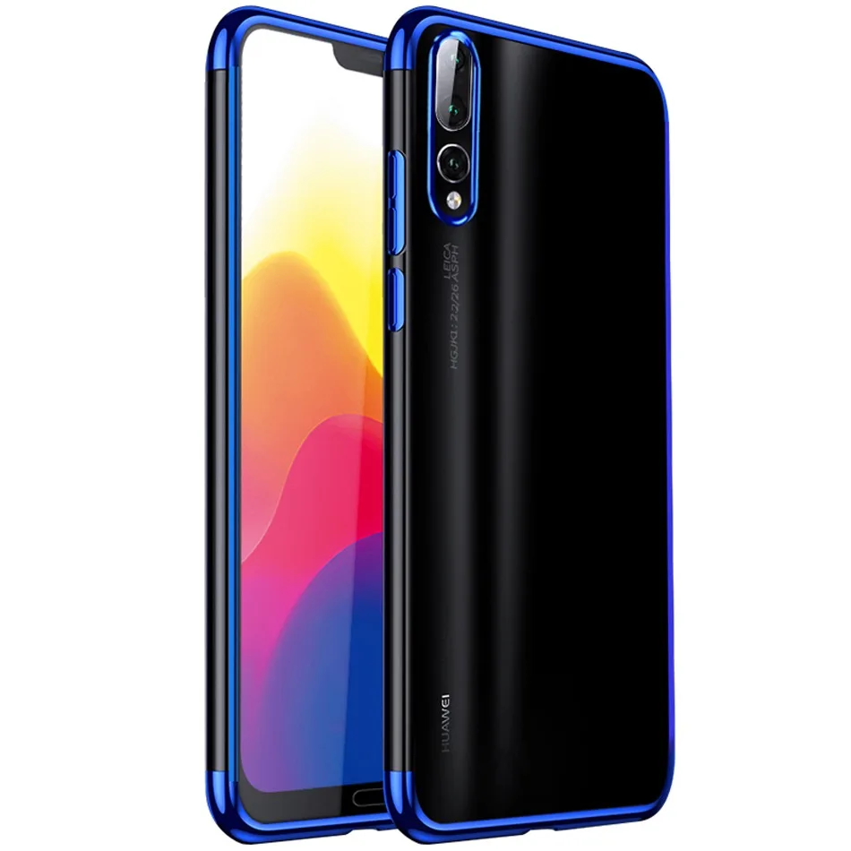 Покрытие прозрачный мягкий силиконовый чехол для Huawei P20 Pro Ультра-тонкая сумка