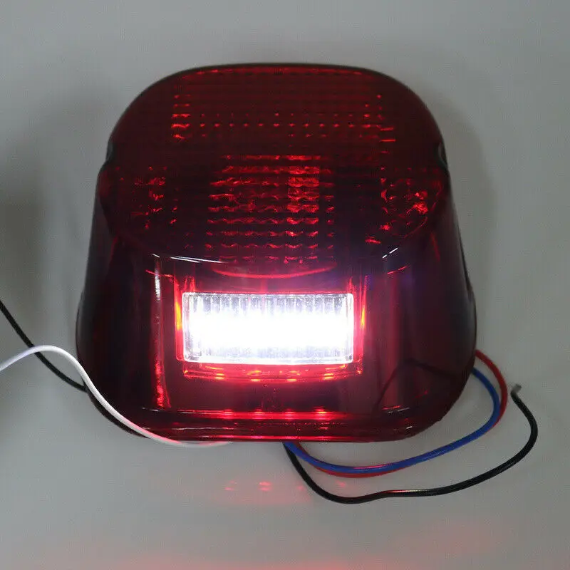 

Red Motorcycle Rear Brake Tail Light For Harley Softail Dyna Road King FLHR FXST