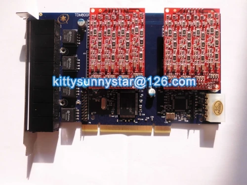 TDM800/TDM800P 8 FXO (X400M * 2 Портов PCI интерфейс Аналоговый Asterisk Карты Поддержка VPMADT032 ЕС Для