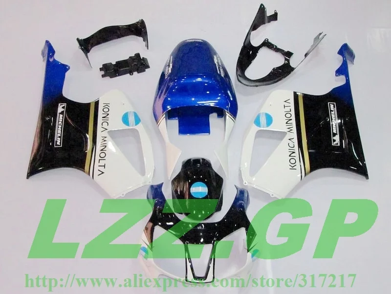 

100%NEW Black White Blue VTR1000 SP1 RC51 2000 2001 2002 2003 2004 2005 2006 Fairing Kit W0873F for Honda LZZ.GP