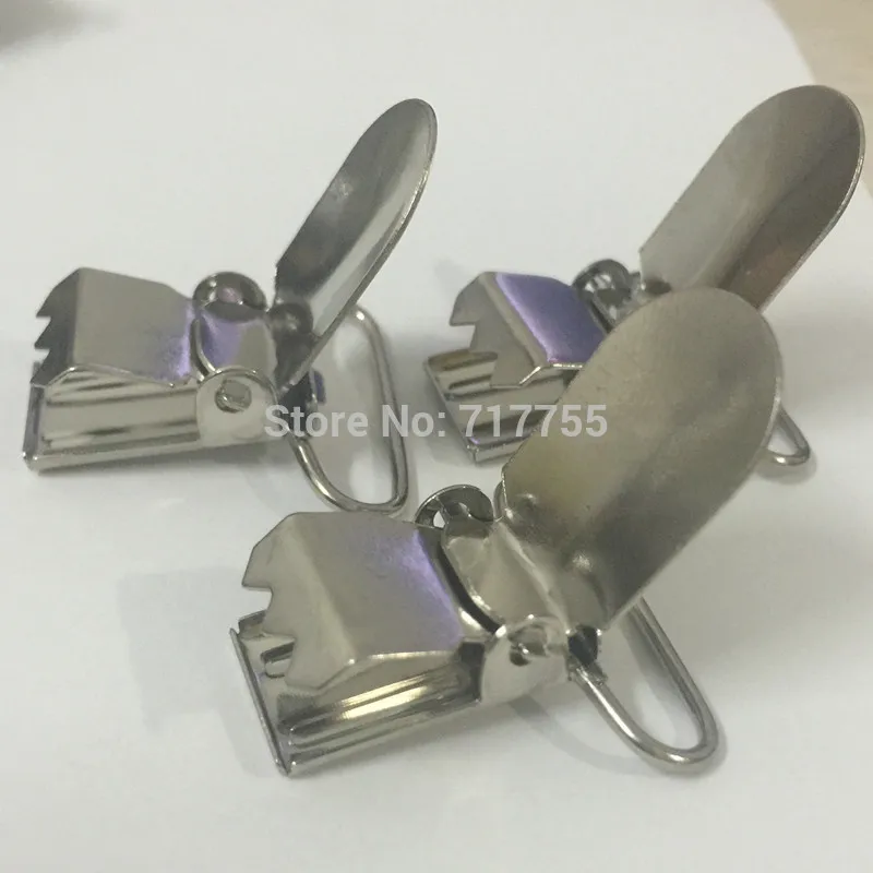 (5pcs / lot) New Sliver 25mm Metal Garter Suspender Paci Pacifier Clips Ribbon Craft Sewing Tool | Дом и сад