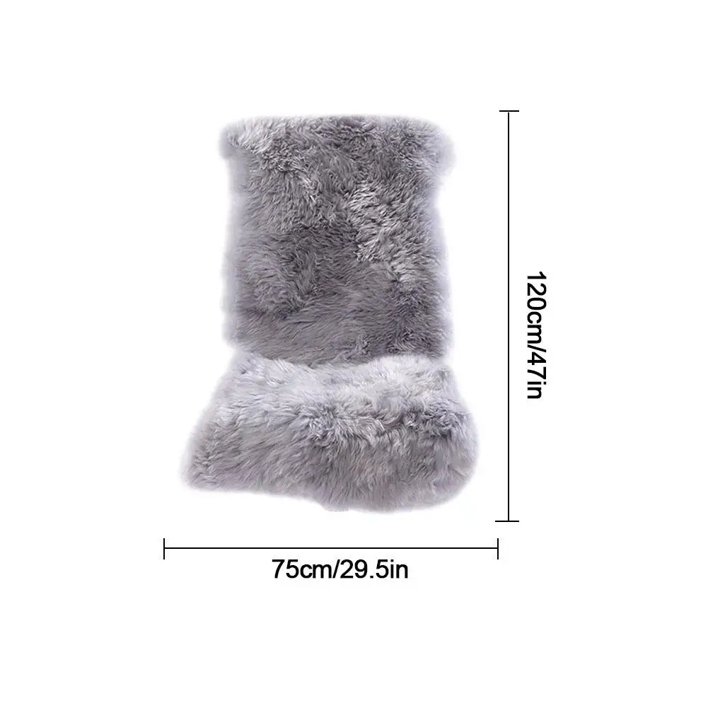Искусственный мех 75*120 см искусственный овчина белый диван кресло ковер окно для