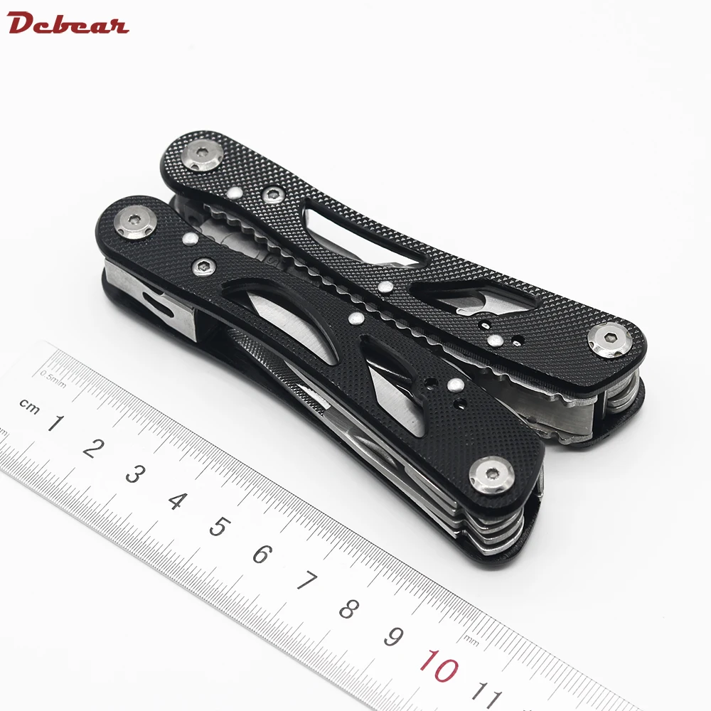 Многофункциональный инструмент складные плоскогубцы с ножом отвертки биты для