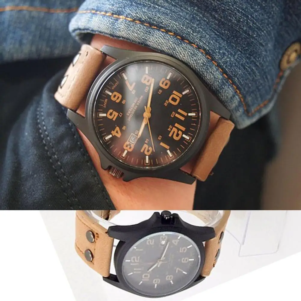 Потрясающие Новые Роскошные Кварцевые Спортивные армейские с Циферблатом из