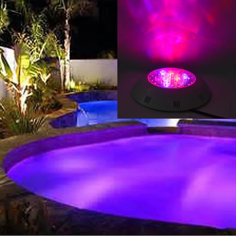 Jiawen 6 шт./лот 9W 12W RGB LED светодиодная подсветка для бассейна подводный светильник