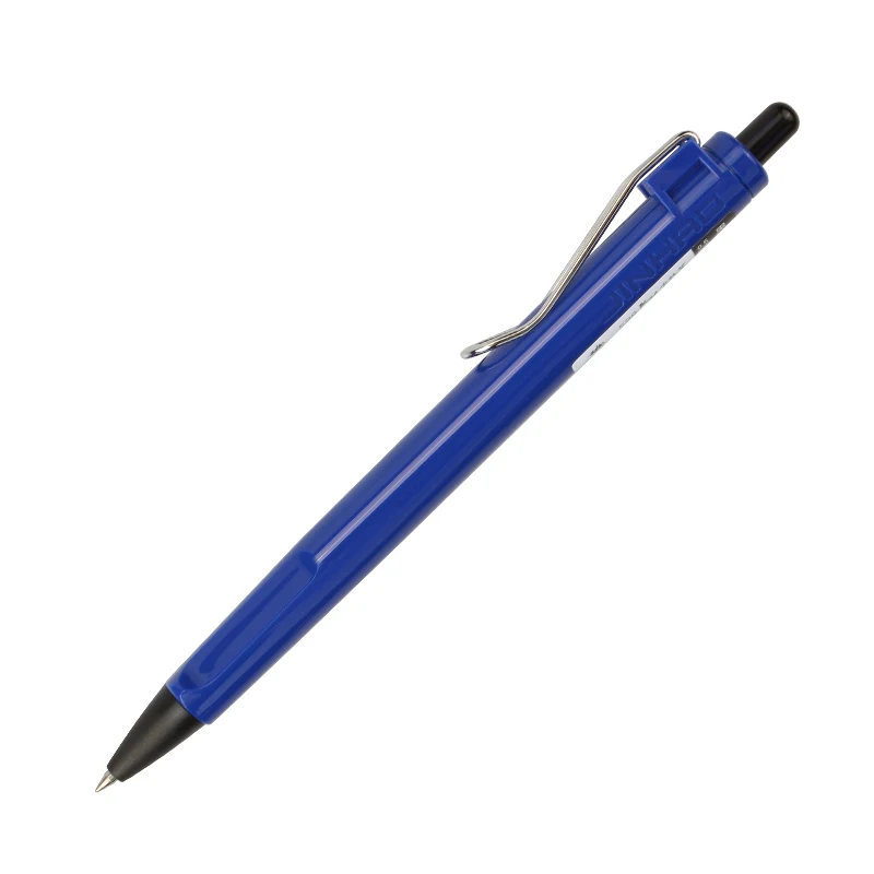 1 шт./лот JINHAO 598 клик гелевая ручка 0,5 мм выдалбливают клип выдвижные нейтральные ручки для студент, школа, офис канцелярские принадлежности - Цвет: blue