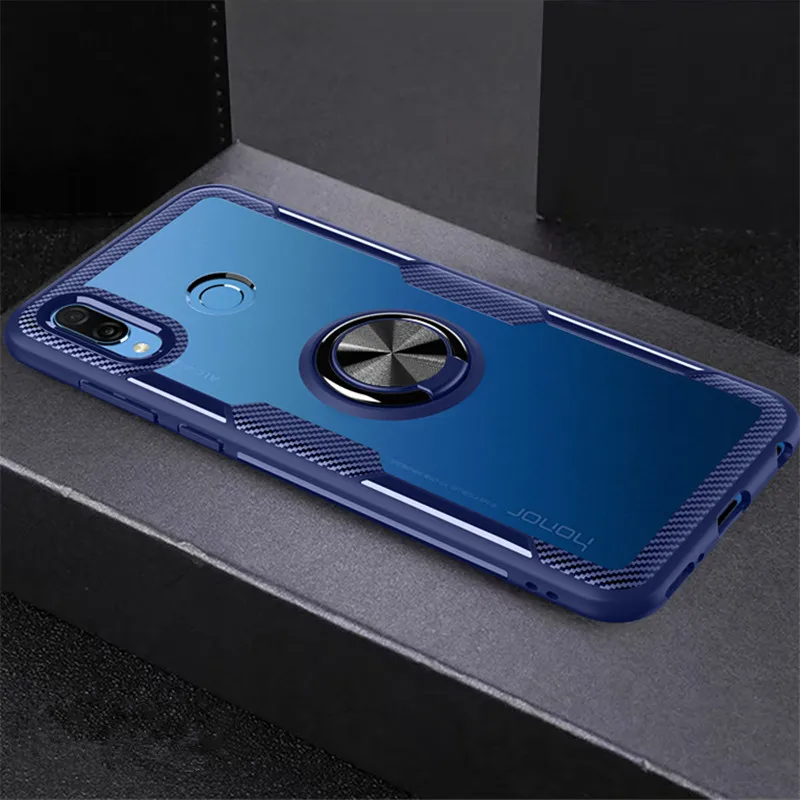 Для huawei P20 P30 Pro mate 20 Lite Honor 7X 8X V20 Play Nova 4 магнитный автомобильный кольцевой противоударный прозрачный чехол