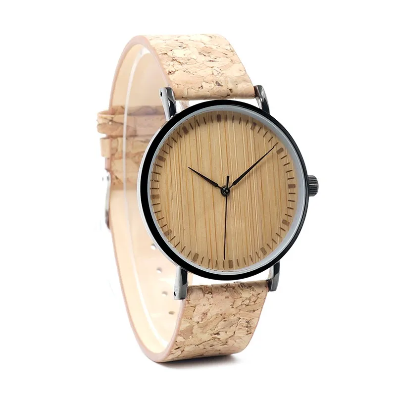 Бобо птица CcE19 Bamboo набрать моды деревянный Часы Mujer кварцевые часы кожаный ремешок Нержавеющая сталь случае в коробке для дам