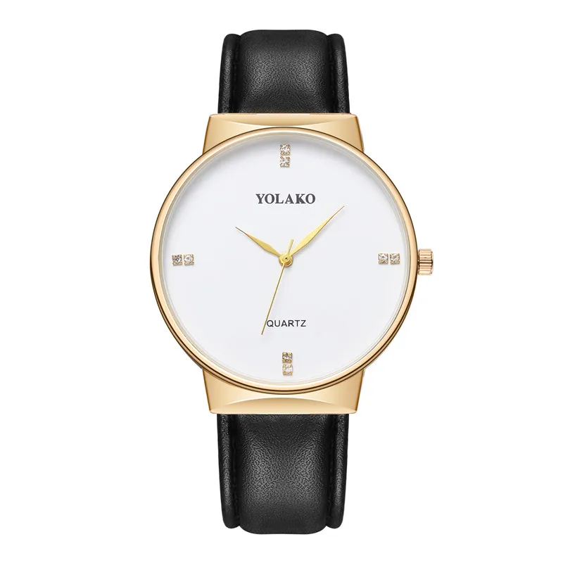 Женские часы с ремешком из нержавеющей стали аналоговые кварцевые наручные