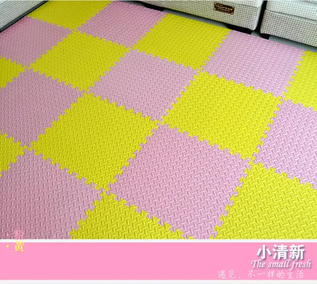 Детский коврик пазл из пены толстый нескользящий для йоги 60 см PX63|foam puzzle mat|kids play