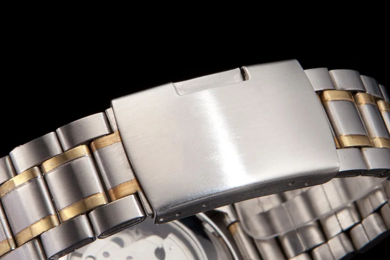 Роскошные мужские механические часы SEWOR с автоматическим металлическим дисплеем