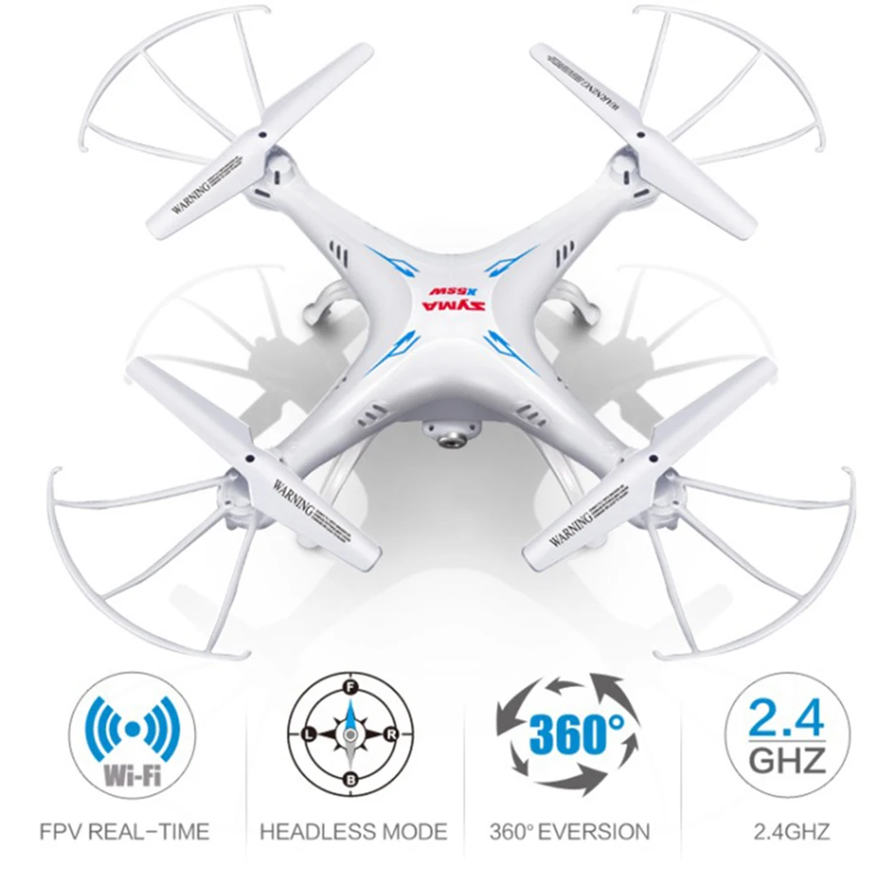 SYMA X5SW Радиоуправляемый Дрон с WiFi HD камерой FPV передача в реальном времени