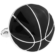 Mens Wedding Cufflinks Novelty Fancy Black Basketball &amp Clean Cloth 165775 | Украшения и аксессуары