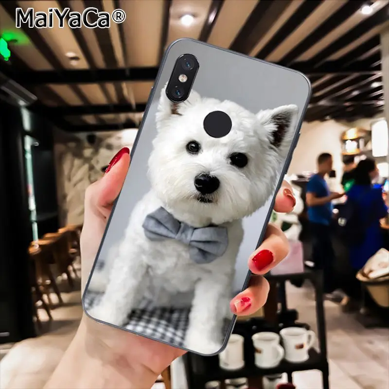 A2 MaiYaCa Westie терьер собака щенок Highland терьер чехол для телефона для Xiaomi Redmi8 4X 6A S2 7A 6A Redmi 5 5Plus Note5 7 Note8Pro - Цвет: A2