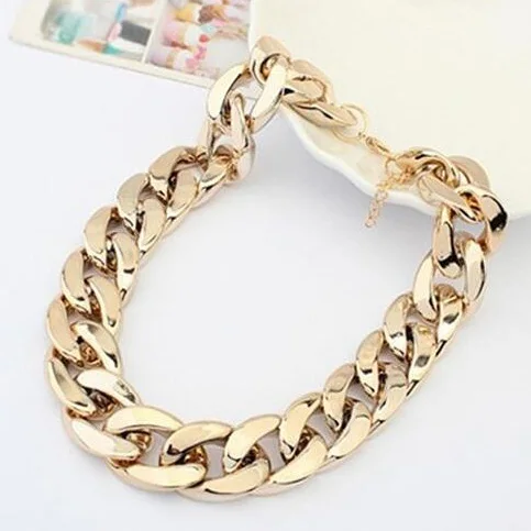 Ожерелья цепочки в стиле панк для мужчин и женщин|collier femme|chain necklacechoker necklace |