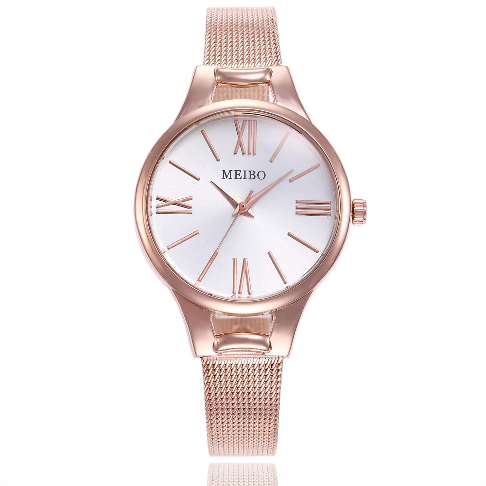 Top Brand Bracelet Watches Women Luxury Rose Gold Stainless Steel Wrist Watches Woman Quartz Watch Ladies Clock Gift Dropshiping keep moving women top famous brand luxury casual quartz watch rose gold women water stainless steel wrist watches relogio