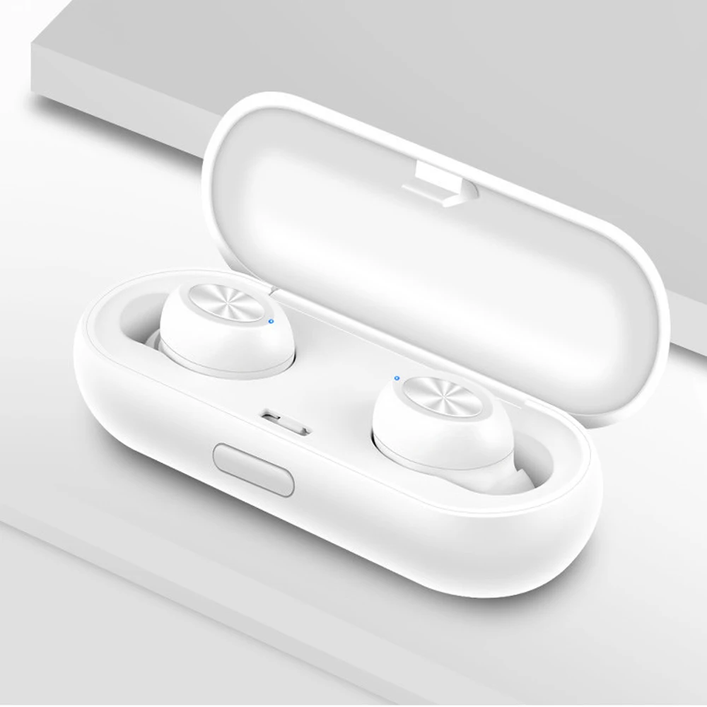 TWS Bluetooth наушники Беспроводная гарнитура спортивные музыкальные с зарядным