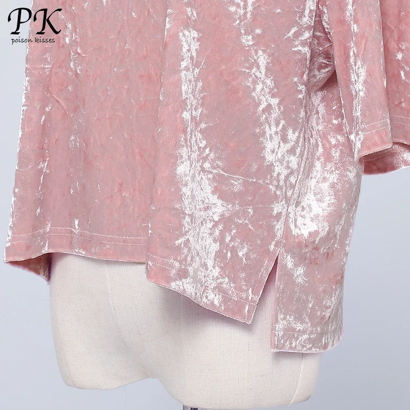 PK Бархатный спортивный костюм комплект из двух предметов женские сексуальные