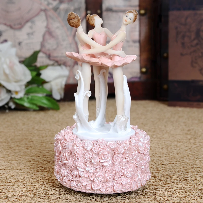 Музыкальная шкатулка с изображением сказочного ангела домашний декор подарок