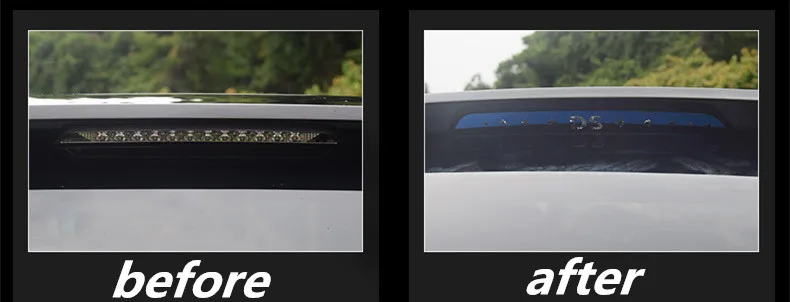 Задний тормозной светильник из нержавеющей стали и углеродного волокна