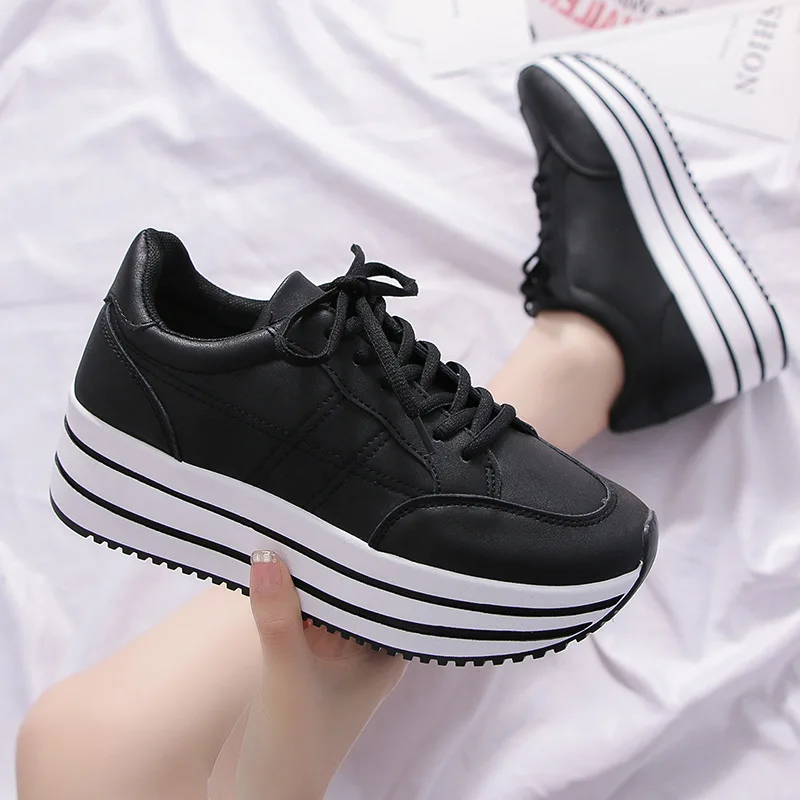 Женская обувь на толстой подошве Fujin повседневная в Корейском стиле весна 2019 |