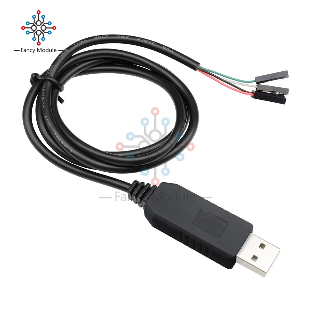PL2303 PL2303HX USB к UART TTL кабель модуль 4p 4 Pin RS232 конвертер последовательный адаптер |