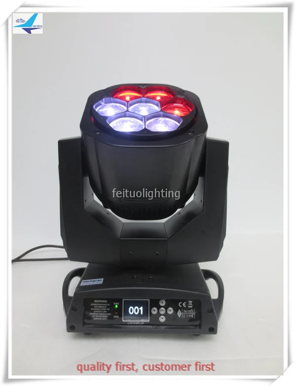 A-with fly case Disco light 7x15w 4in1 Led Beam Bee Eye 7 шт. мини Moving Head Light | Освещение