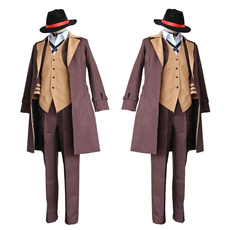 Новый карнавальный костюм накахара чуя бродячих собак Bungou портовая мафия аниме