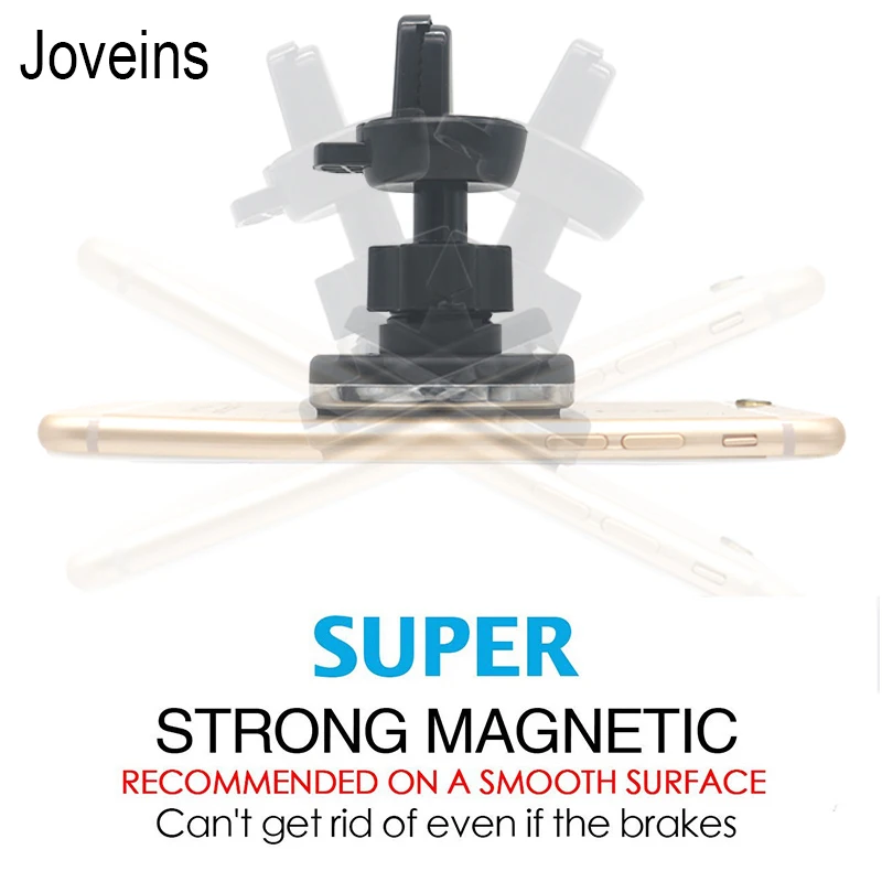 JOVEINS Magnetic Phone Holder in Car 360 Rotation Universal Strong Magnet Mount Support Stand For iPhone | Мобильные телефоны и