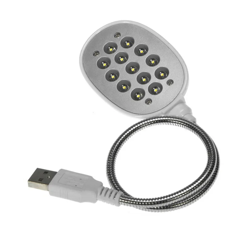 Пластиковая USB лампа светильник маленькая Настольная с защитой глаз 13