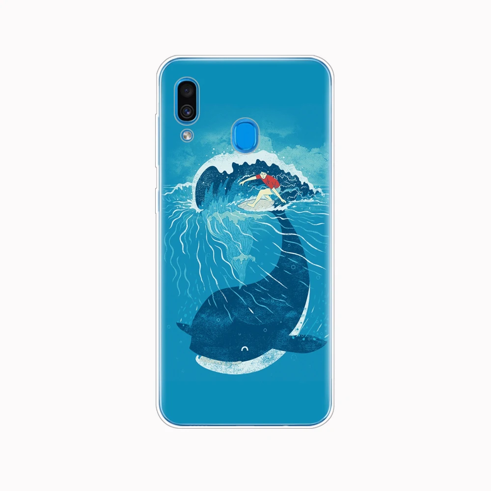 Чехол для телефона для samsung Galaxy A20 чехол A20E Силиконовая задняя крышка для samsung A20 A 20 A205F A20E A202F Мягкий ТПУ чехол-бампер - Цвет: 61705