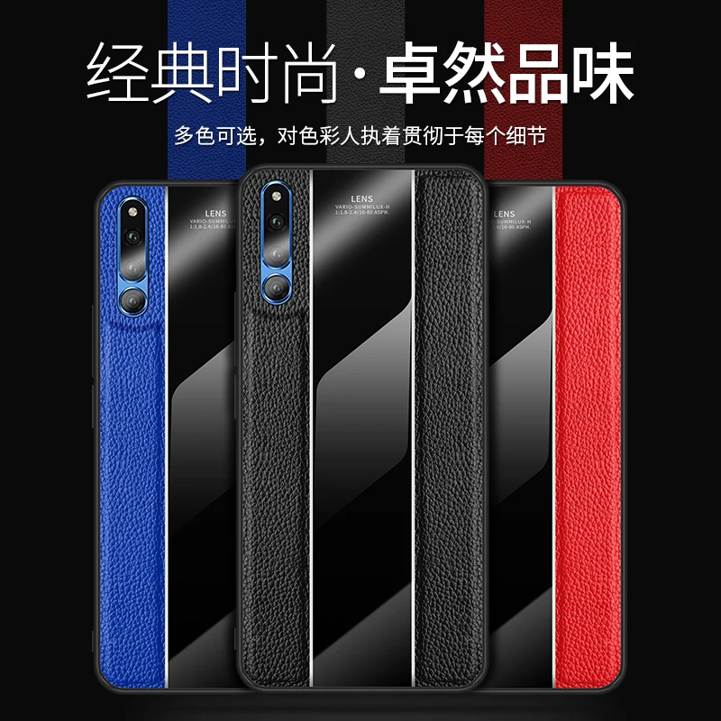 Роскошный чехол для телефона из искусственной кожи huawei Honor magic2 противоударный