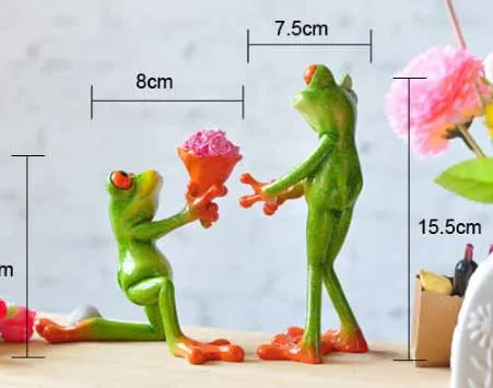4 Украшение для дома, Новая фигурка лягушек, Сексуальная Современная домашняя скульптура из смолы, куклы, модель из смолы, необычные подарки, украшения в виде животных - Цвет: 4