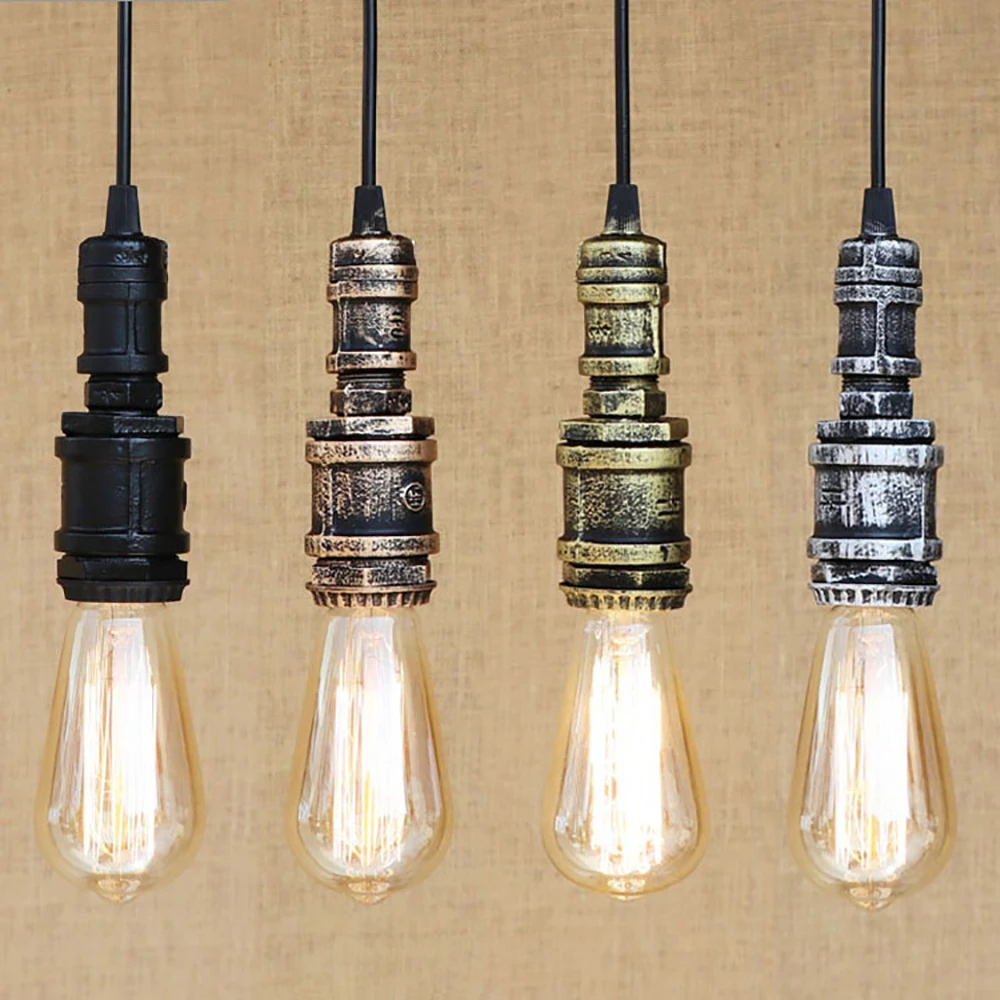 4 цвета арт деко Лофт индастриал железная водопроводная трубка паровой панк