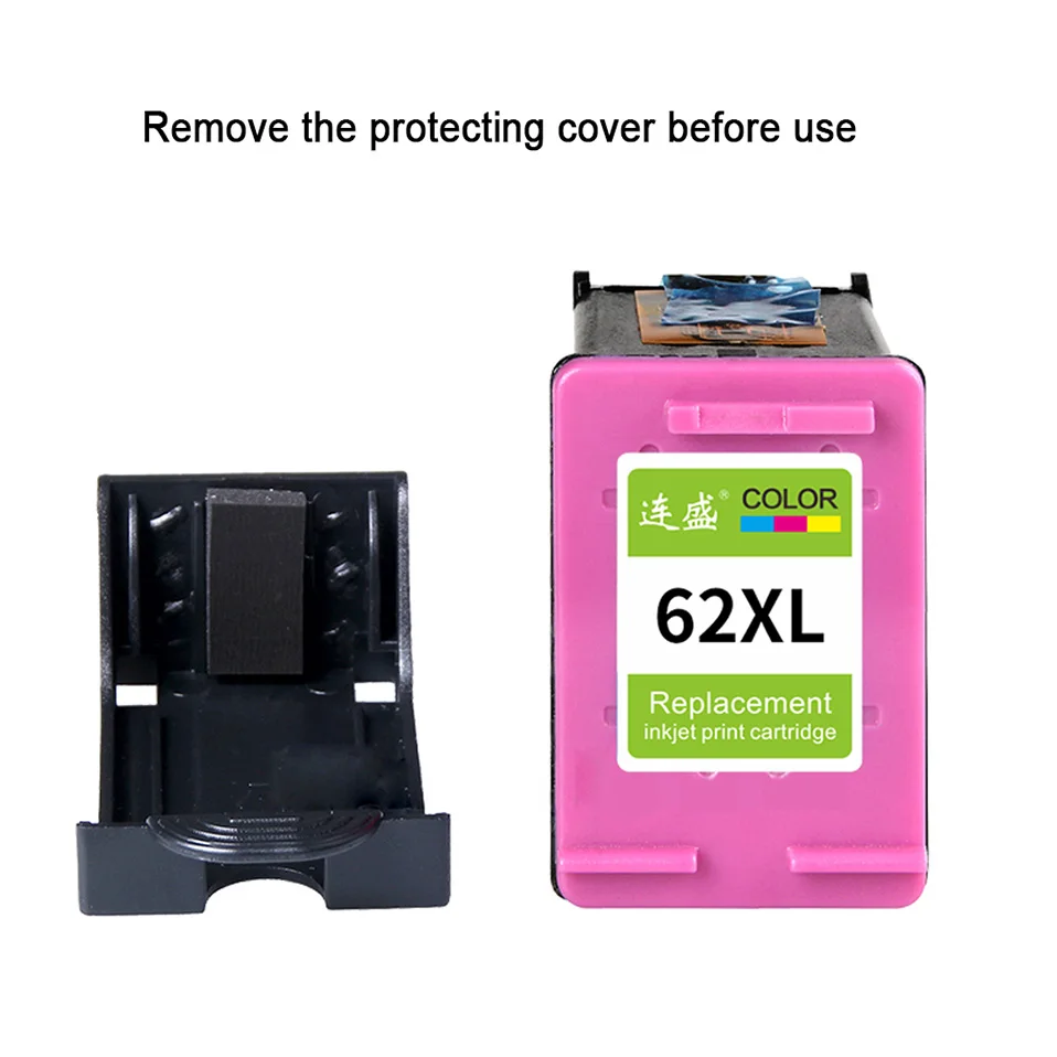 2 шт. 62XL пополнен картридж Замена для HP 62 XL совместимый Envy 5640 Officejet 200 5540 5740 5542 7640 |