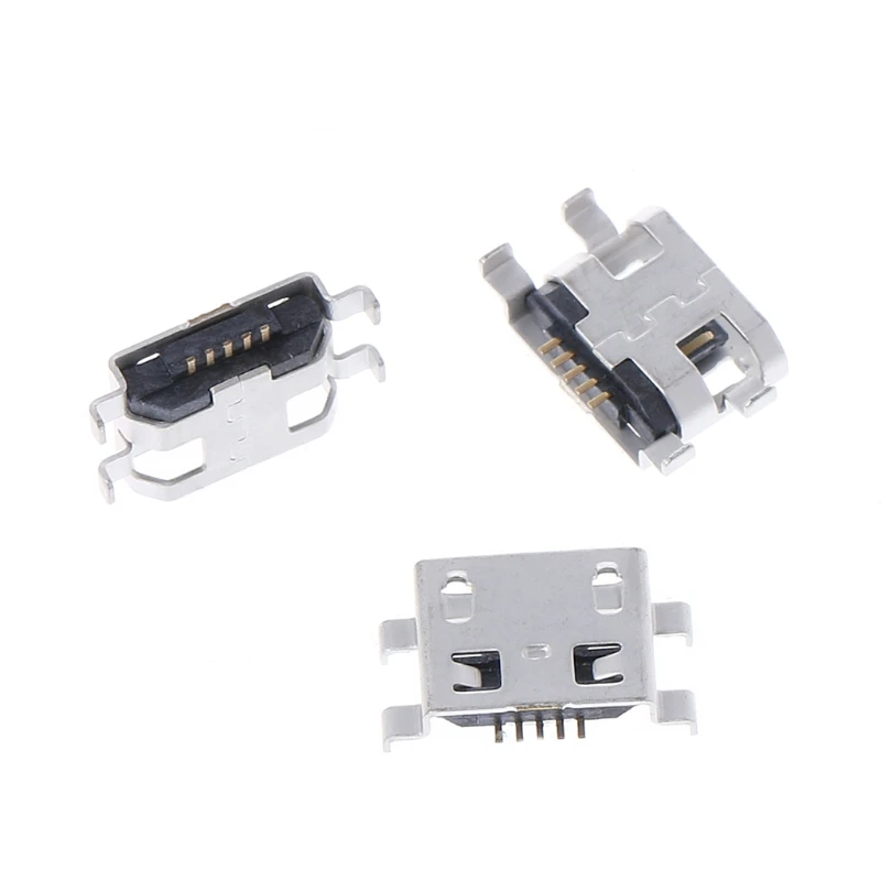 10 шт. Тип B Micro USB 5-контактный разъем для зарядного устройства Разъем разъема