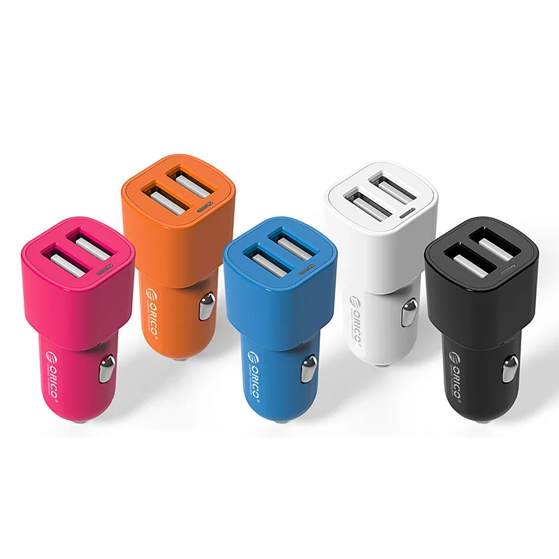 ORICO двухпортовый Переходник USB для зарядки в машине 5V2. 4A 17 Вт мини зарядное устройство прикуриватель для iPhone 7 samsung Galaxy S6 Edge Xiaomi