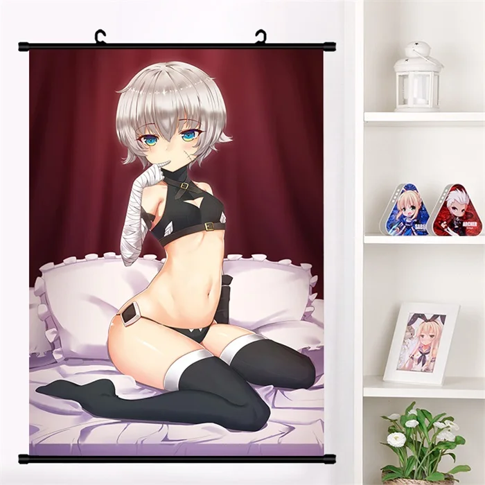 Аниме игра Fate/Apocrypha Fate/Grand Order Jack the RipperWall прокрутка плакат мультфильм настенные подвесные плакаты домашний декор - Цвет: E