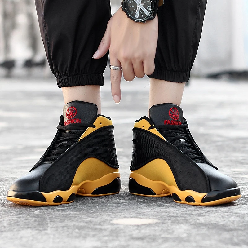 Новая мужская Баскетбольная Обувь г. Брендовая обувь zapatos hombre с высоким берцем, Джордан Ретро, уличные Нескользящие дышащие легкие кроссовки