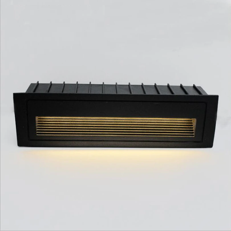 

Embedded LED Stair Light Led Wall Lamp 3W 4W 5W Step Sotlight Recessed Staircase Light AC85-265V 12V Aluminum Waterproof IP65