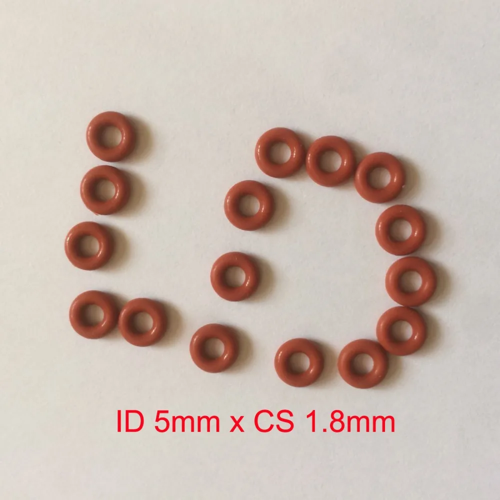 

ID 5mm x CS 1.8mm o-ring rubber silicone seal