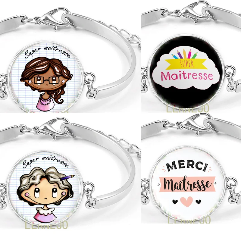Cadeau maitresse браслет Braslet Merci pour cette belle annese Благодарим Вас за подарок в день