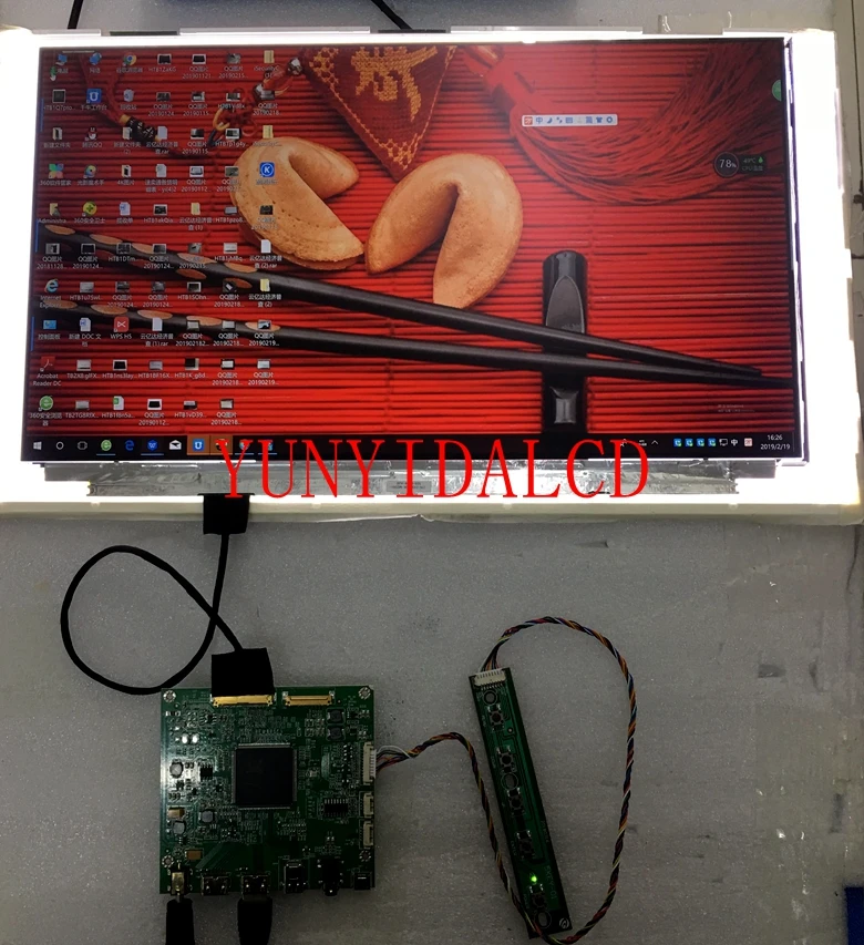 3840*2160 4 K ips lcd 15,6 дюймов стекло без подсветки 4 HDMI DP драйвер платы плата контроллера для 3d принтер Проектор DIY Туман
