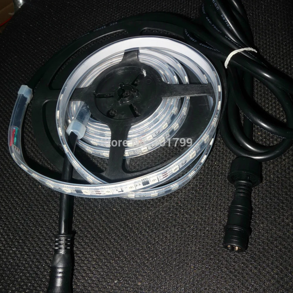 2 5 м DC12V 60 светодиодов/м 20 шт. ws2811 ic/meter (20 пикселей) светодиодная цифровая полоса в