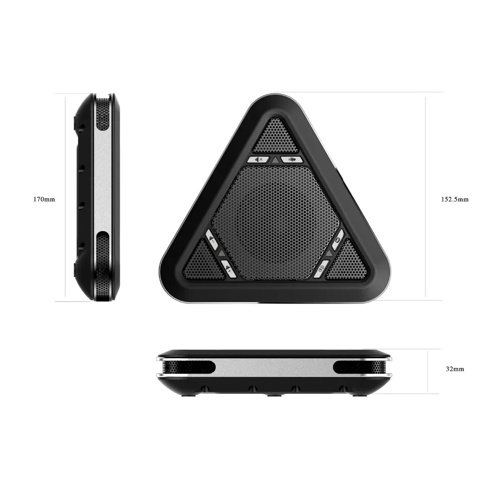 TENGVEO A500B 4M VoicePickup беспроводной Bluetooth Настольный громкой связи для Whatsapp лекций